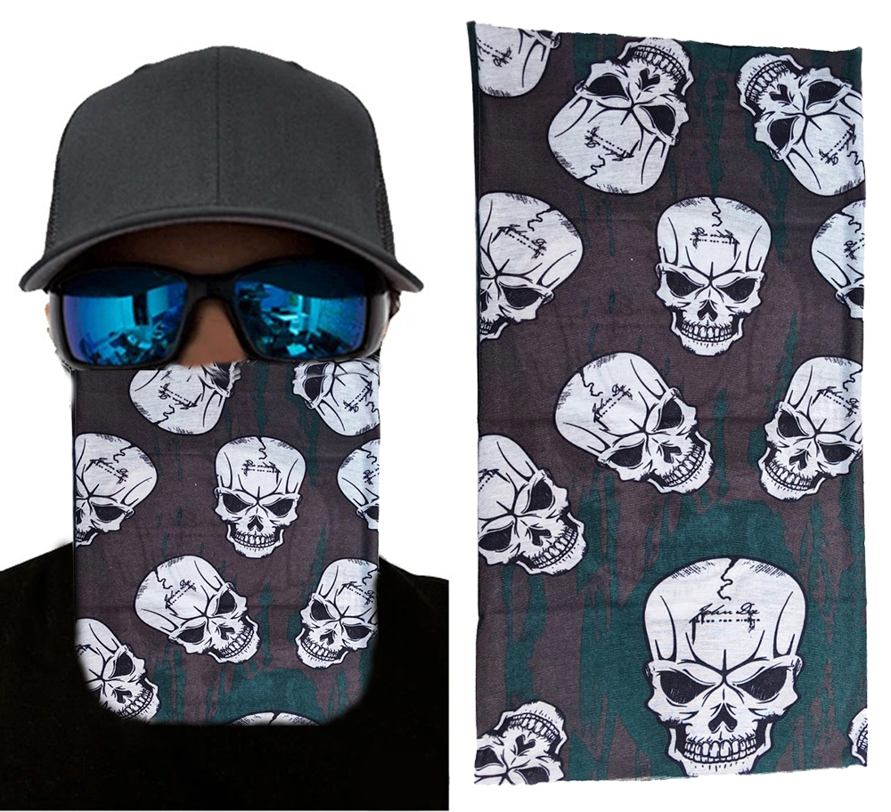 Motorcu Boyunluk Baf Buff Bandana 25x48 cm Model 4 (4812)