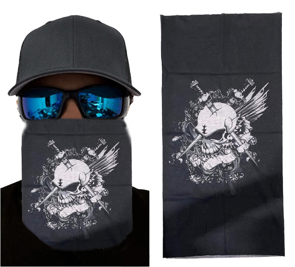 Motorcu Boyunluk Baf Buff Bandana 25x48 cm Model 6 (4812)