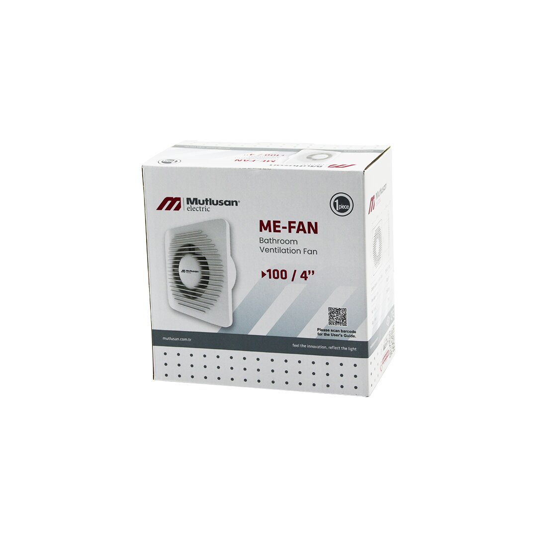 MUTLUSAN-001 211 000 100 00 00 ME-FAN 1004&quot;BANYO TUVALET HAVALANDIRMA ASPİRATÖRÜ 12W 2450RPM 100M3/H (4812)