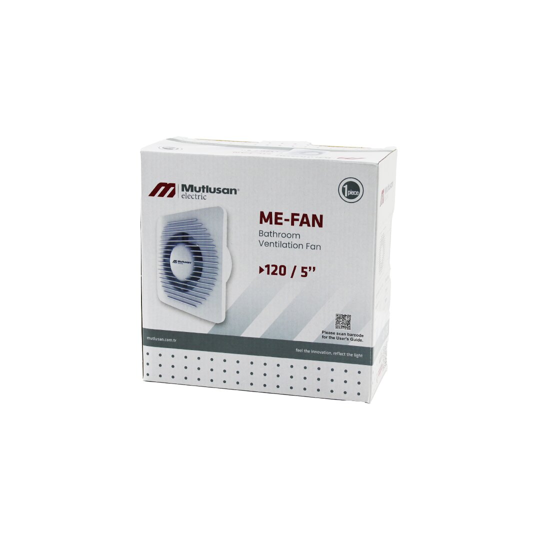 MUTLUSAN-001 211 000 120 00 00 ME-FAN 120/5&quot; BANYO TUVALET HAVALANDIRMA ASPİRATÖRÜ 15W 1900RPM 120M3/H (4812)