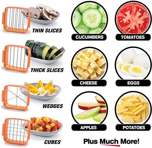 Nicer Dicer Quick 5 In 1 Pratik Hazneli Sebze Meyve Doğrayıcı Dilimleme Aleti (4812)