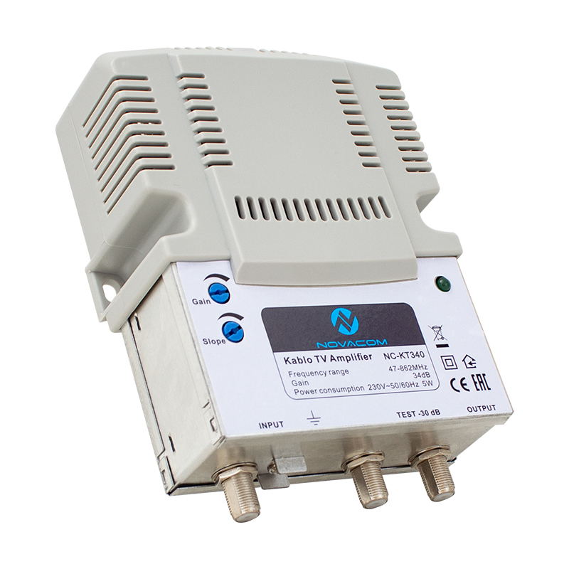 NOVACOM NC-KT340 47-862MHZ 34DB KABLO TV AMPLİFİER HAT YÜKSELTİCİ (4812)