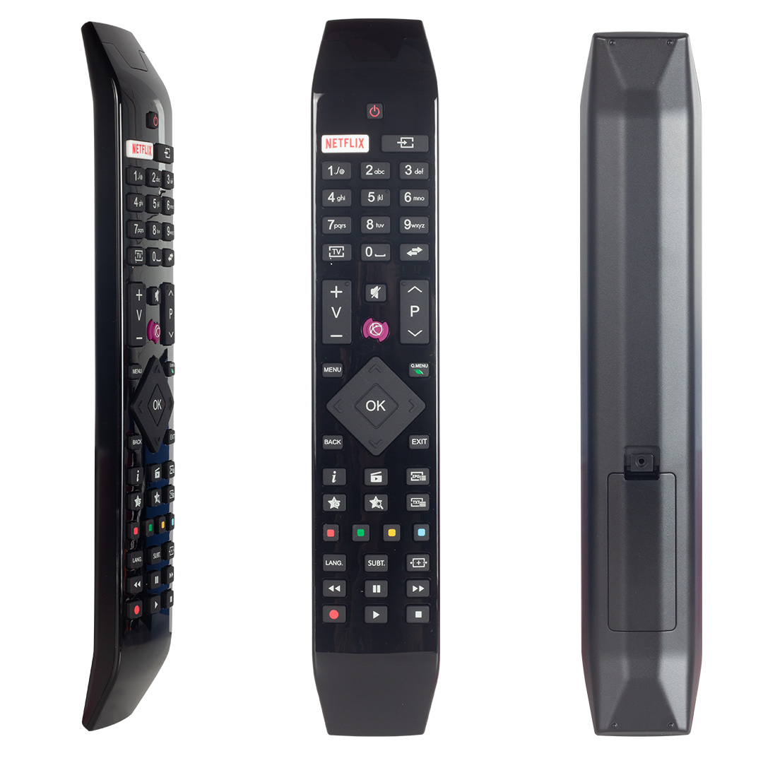 ORİJİNAL KL VESTEL NETFLIX-MOR TUŞLU YENİ ÜSTÜ CAMLI-HITACHI RC 49141 LED TV KUMANDA ORJİNAL (4812)