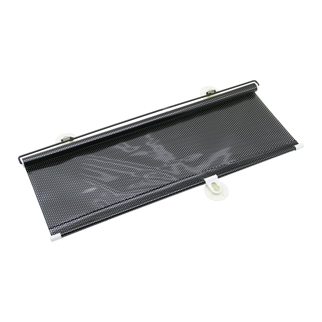 OTO-ARAÇ - EV - OFİS CAM PANELİ GÜNEŞLİK PVC PERDE MAKARALI AÇ-KAPA 58X125CM VANTUZLU MONTAJ (4812)