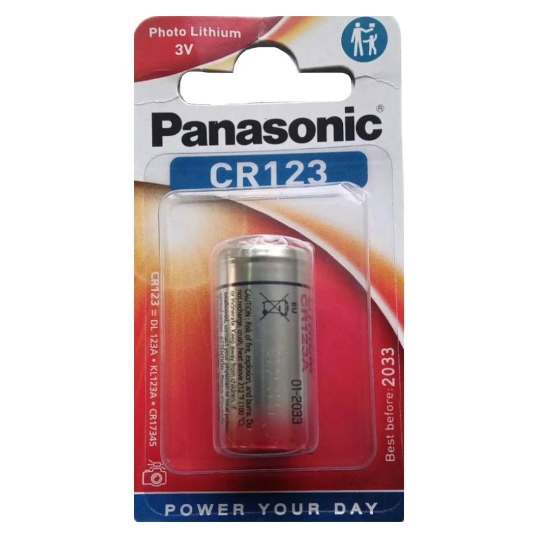 PANASONİC CR123AL/1B 3 VOLT LİTYUM CR123 TEKLİ FOTOĞRAF MAKİNESİ PİLİ (4812)