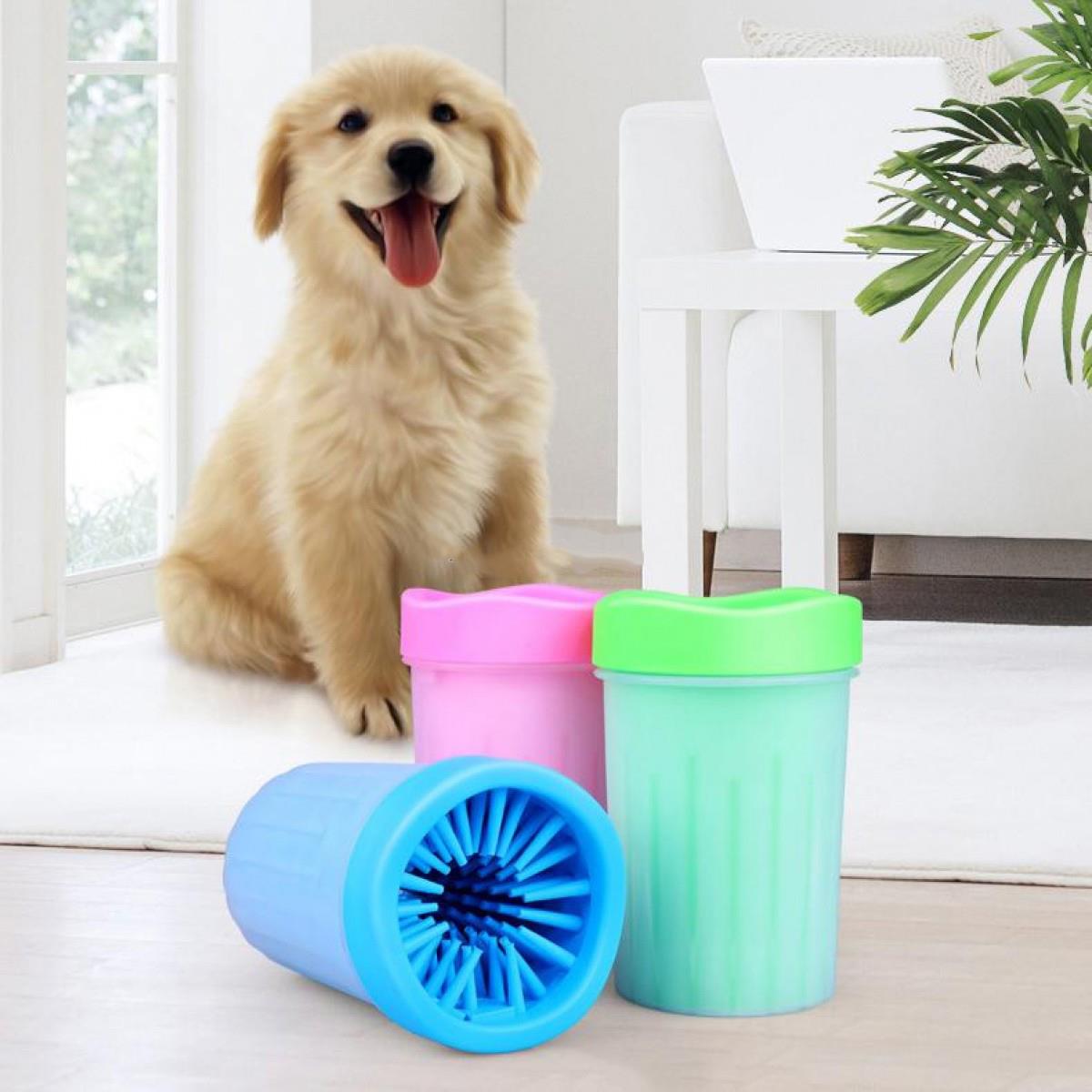 Pati Ayak Yıkama Kovası Silikon Jel Fırçalı Kedi Köpek (Büyük) (4812) Pati Ayak Yıkama Kovası Silikon Jel Fırçalı Kedi Köpek (Büyük) (4812)