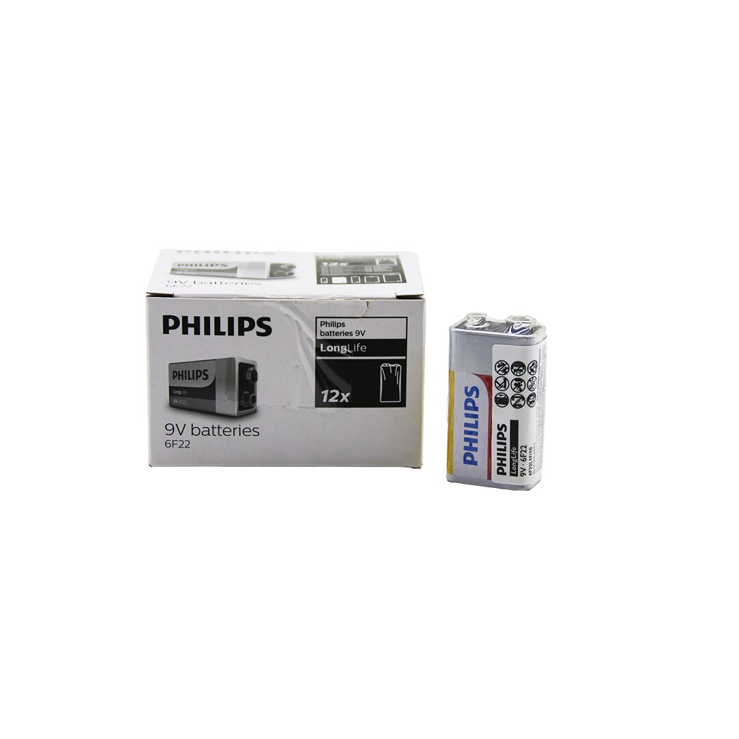 PHILIPS  9V  PİL  12PCS (4812)