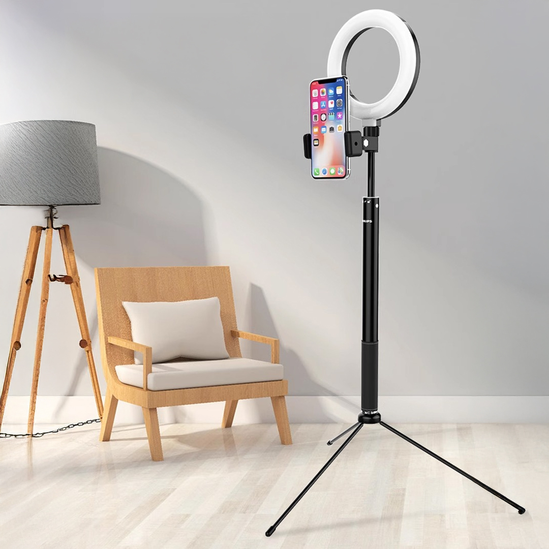 PHILIPS DLK3621N/93 2 IN 1 TRIPOD STANDLI YOUTUBE- TIKTOK VIDEO SELFIE STÜDYO MAKYAJ IŞIĞI (4812)