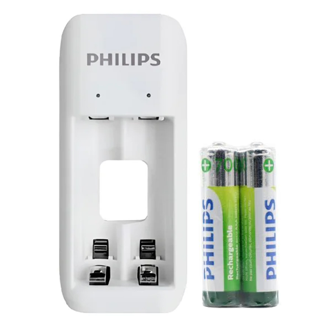 PHILIPS SCB2070NB/00 2Lİ 2 ADET X AAA 700MAH PİLLİ - PİL ŞARJ CİHAZI (4812)