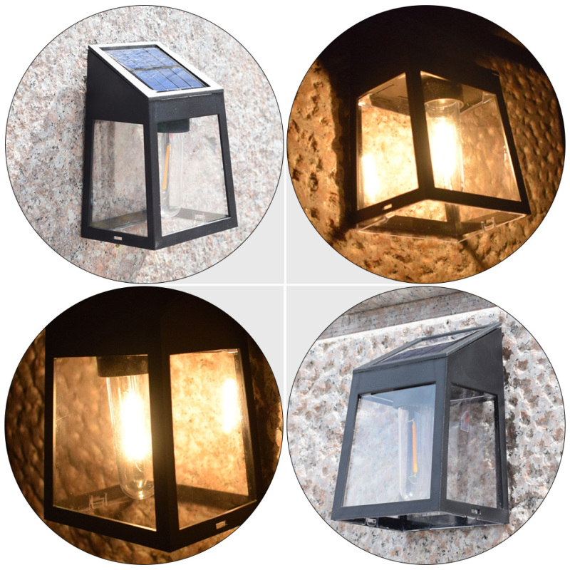 PİLLİ SOLAR GÜNEŞ ENERJİLİ GECE SENSÖRLÜ BAHÇE AYDINLATMA LAMBASI (2 li PAKET) (4812)