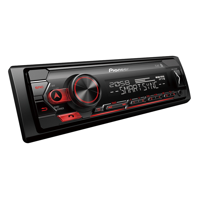 PIONEER MVH-S320BT USB/FM/AUX/MP3 BLUETOOTHLU MEKANİKSİZ OTO TEYP 4X50 WATT (4812)