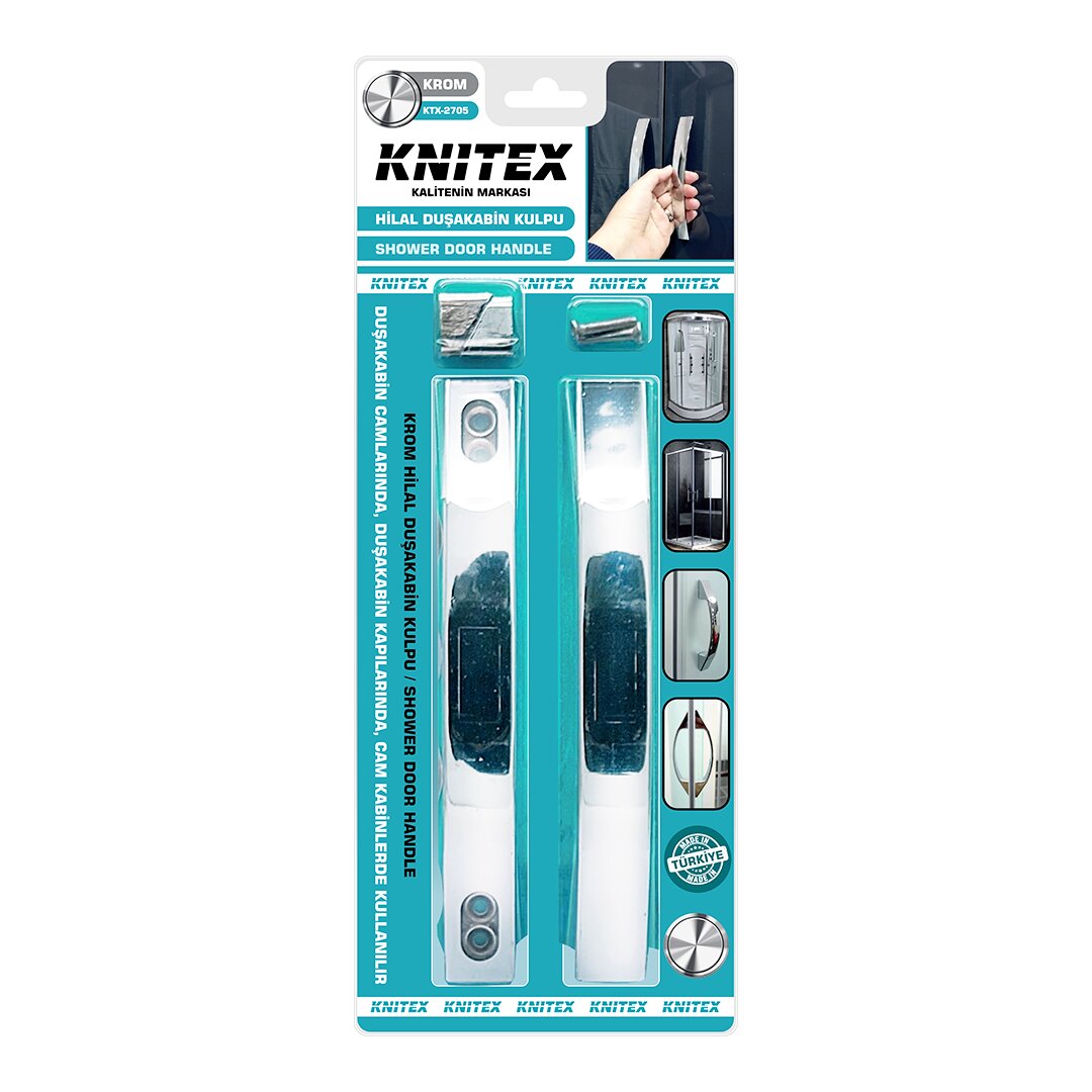 PLASTİK KROM KAPLAMA DUŞAKABİN KOLU 10MM (4812)
