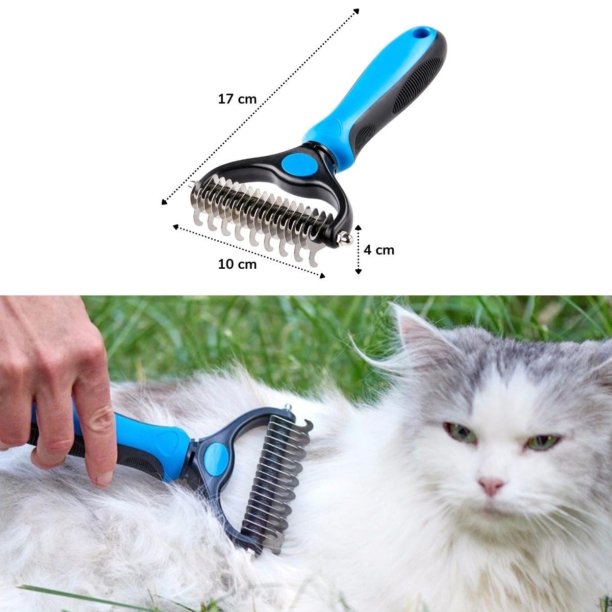 Plastik Saplı Metal Kedi Köpek Bakım Kıtık Tüy Topak Açıcı Tarak (4812) Plastik Saplı Metal Kedi Köpek Bakım Kıtık Tüy Topak Açıcı Tarak (4812)