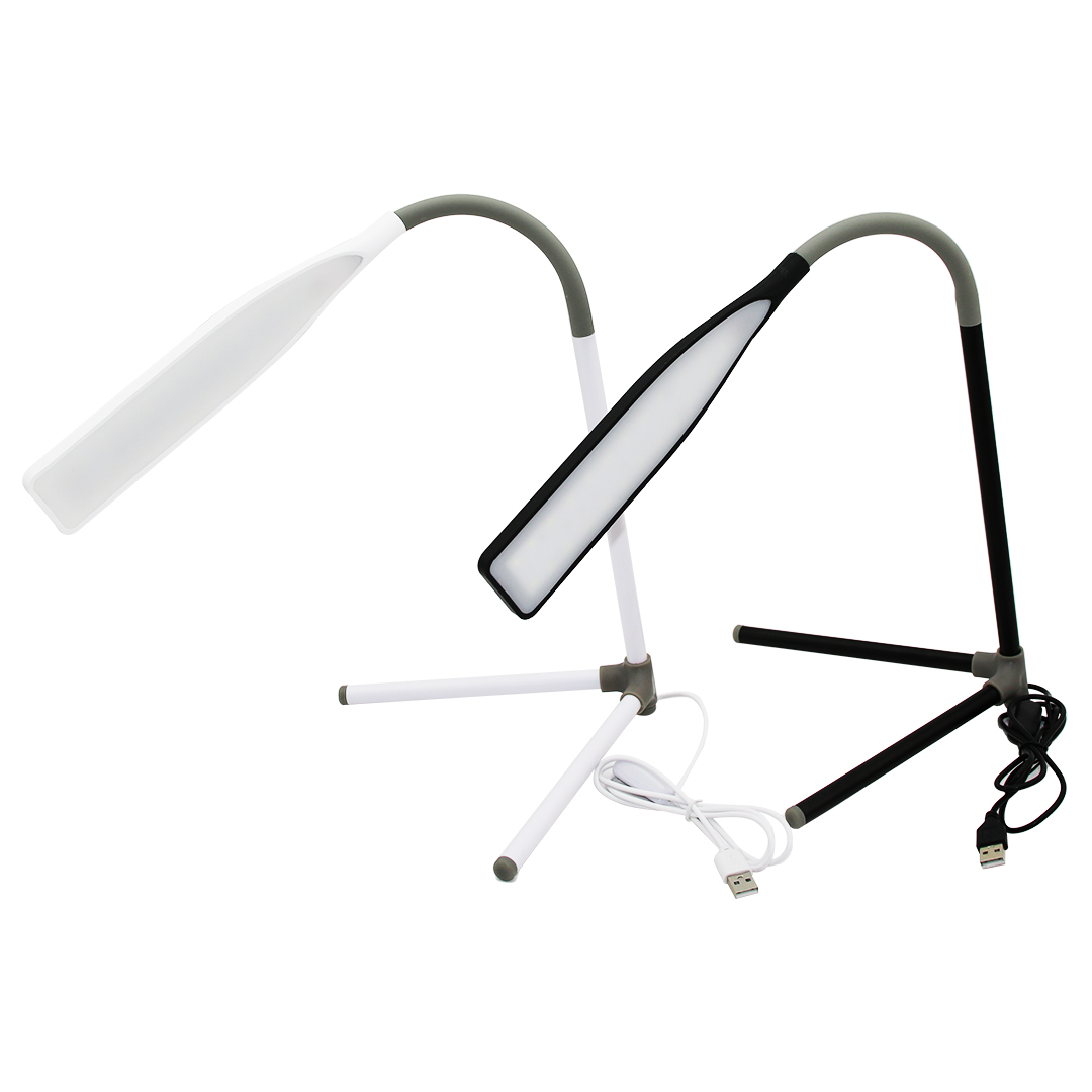 PORTATİF AYAKLI 23LED USB GİRİŞLİ MASA LAMBASI OYNAR BAŞLI (4812)
