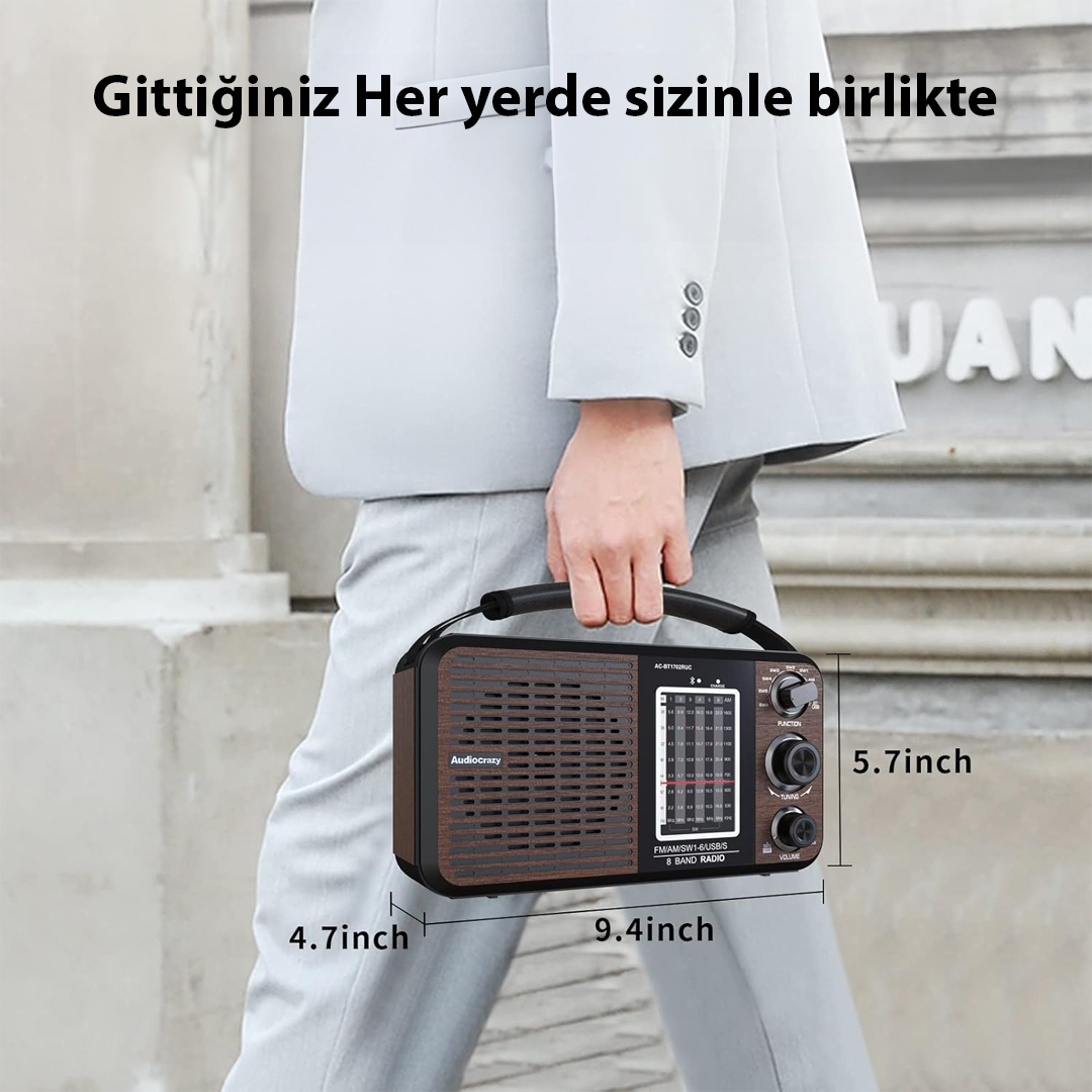PORTATİF RADYO FM-USB-SD/MMC-AUX (88-108 FM FREKANS ARALIĞI) (4812) PORTATİF RADYO FM-USB-SD/MMC-AUX (88-108 FM FREKANS ARALIĞI) (4812)