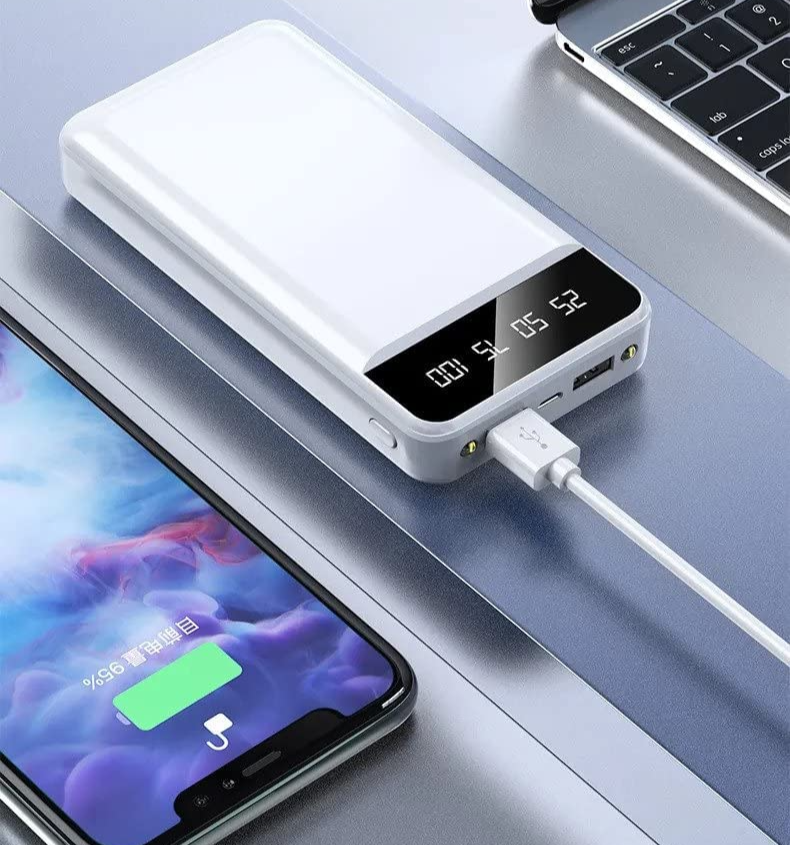 Power Bank 30000 mAh harici pil, taşınabilir şarj cihazı (4812) Power Bank 30000 mAh harici pil, taşınabilir şarj cihazı (4812)