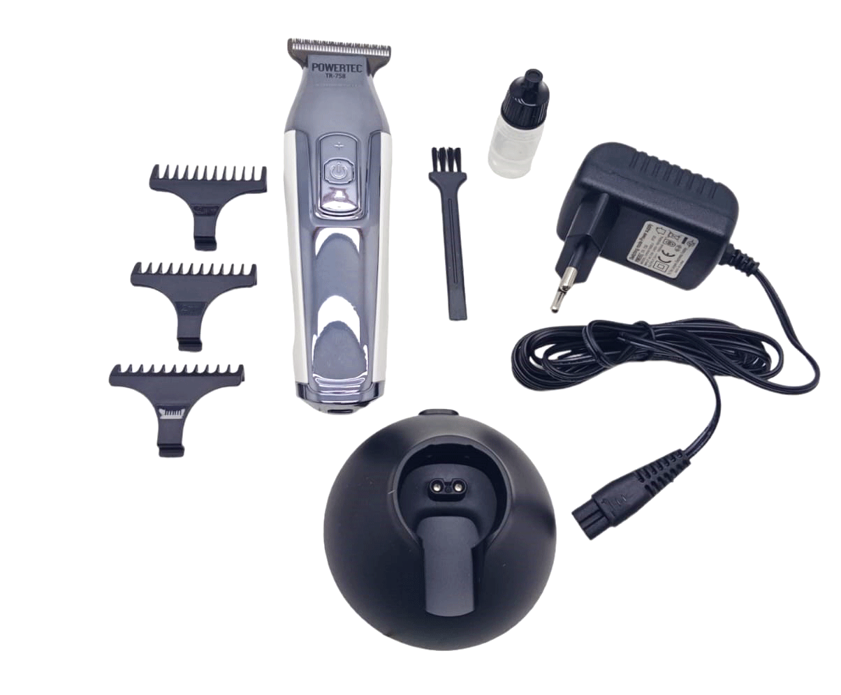 POWERTEC TR-758 DİJİTAL HIZ AYARLI SAÇ SAKAL MAKİNESİ (4812)