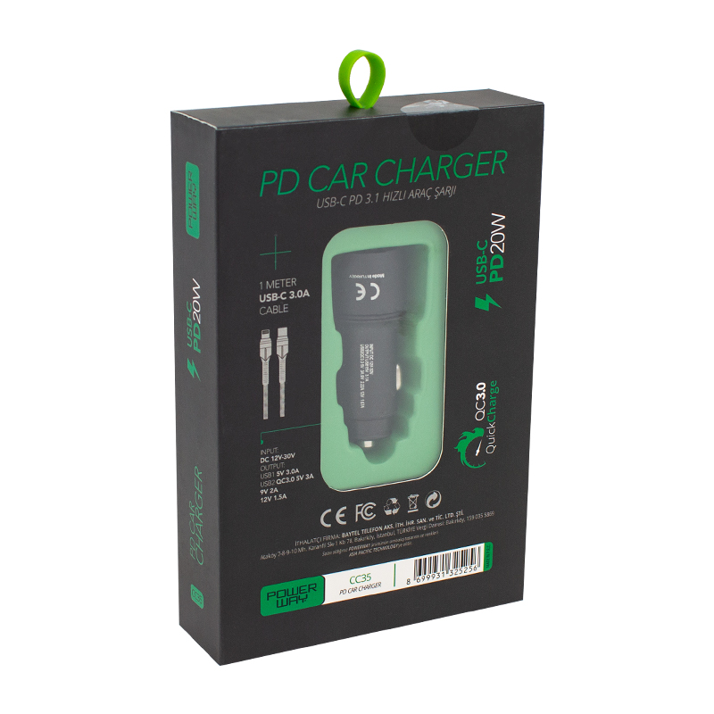 YENİ NESİL USB-C (IPHONE TO TYPE-C) ARAÇ ŞARJ SETİ (PD18W) (4812) YENİ NESİL USB-C (IPHONE TO TYPE-C) ARAÇ ŞARJ SETİ (PD18W) (4812)