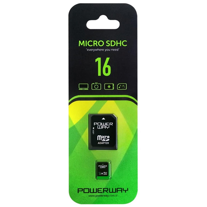 POWERWAY PWR-16 16 GB MICRO SD HAFIZA KARTI (4812)