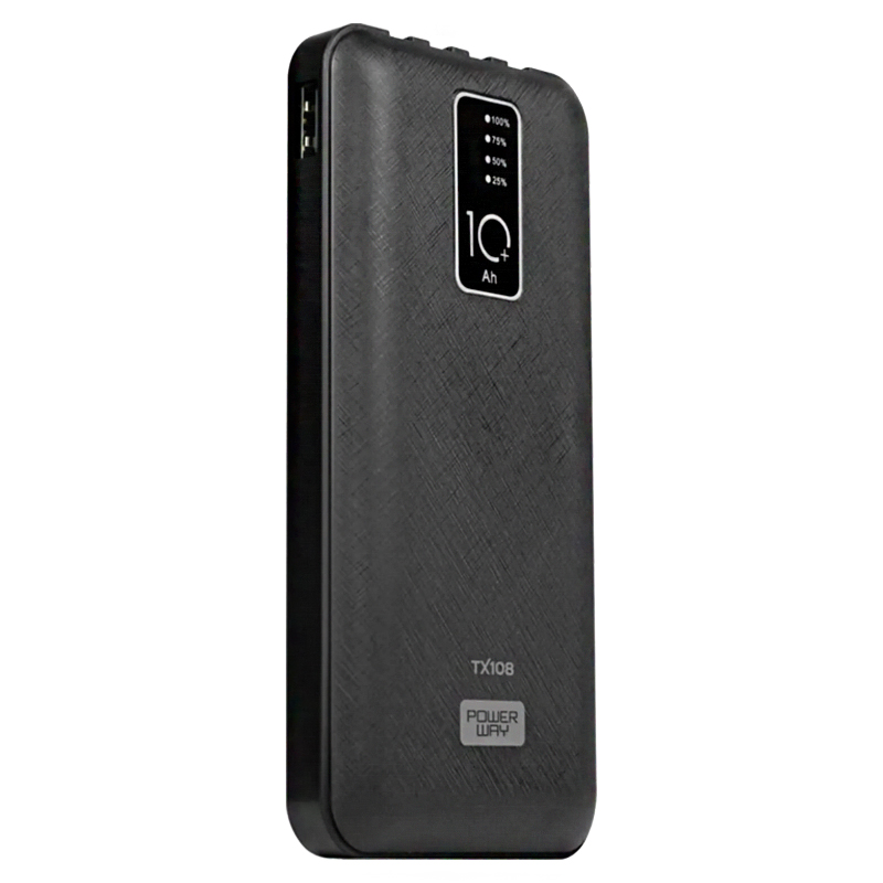 POWERWAY TX108 10000 MAH SİYAH GÖSTERGELİ EKSTRA KABLOLU 4 ÇIKIŞLI POWERBANK (4812) POWERWAY TX108 10000 MAH SİYAH GÖSTERGELİ EKSTRA KABLOLU 4 ÇIKIŞLI POWERBANK (4812)