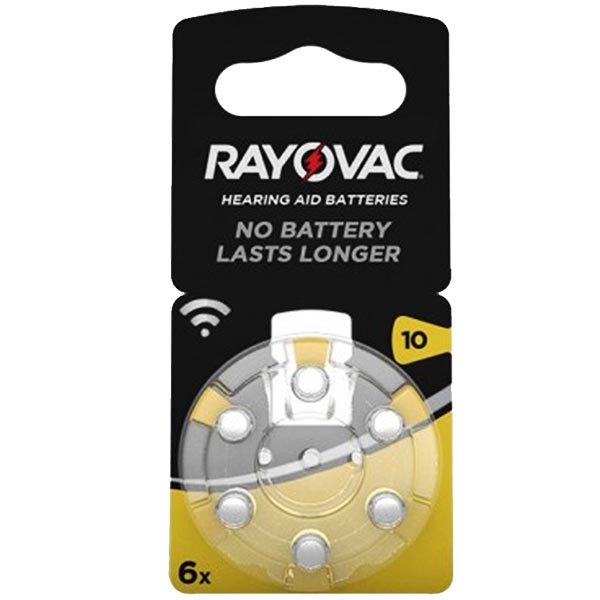 RAYOVAC 10 NO KULAKLIK PİLİ 6Lİ PAKET FİYAT (4812)