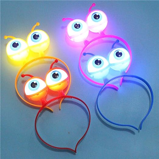 Rengarenk 3 Farklı Fonksiyonda Yanan Led Işıklı Uzaylı Göz Taç 1 Adet 18x12 cm (4812) Rengarenk 3 Farklı Fonksiyonda Yanan Led Işıklı Uzaylı Göz Taç 1 Adet 18x12 cm (4812)