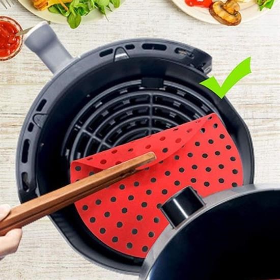 Renkli Isıya Dayanıklı Yıkanılabilir Silikon Fırın Ve Airfryer Yuvarlak Pişirme Matı 20 Cm (4812) Renkli Isıya Dayanıklı Yıkanılabilir Silikon Fırın Ve Airfryer Yuvarlak Pişirme Matı 20 Cm (4812)