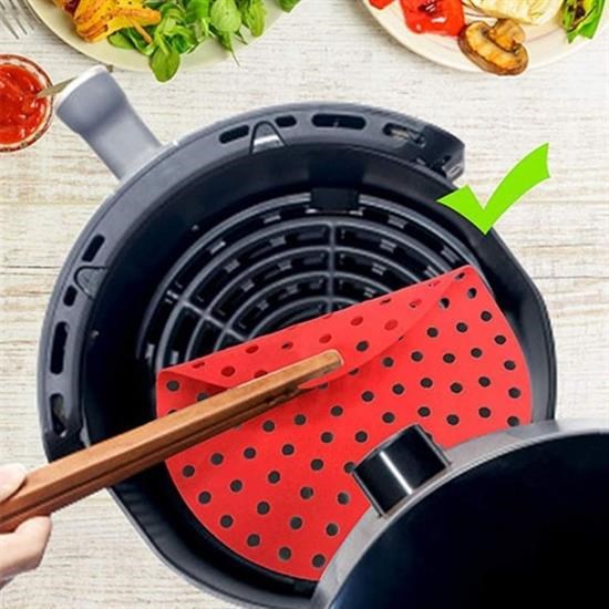Renkli Isıya Dayanıklı Yıkanılabilir Silikon Fırın Ve Airfryer Yuvarlak Pişirme Matı 23 Cm (4812) Renkli Isıya Dayanıklı Yıkanılabilir Silikon Fırın Ve Airfryer Yuvarlak Pişirme Matı 23 Cm (4812)