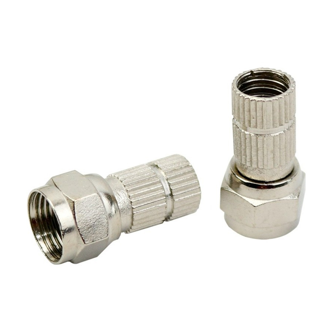 RG6/U6 22 MM SİYAH CONTALI F KONNEKTÖR (100LÜ POŞET) HRF-03 (4812)