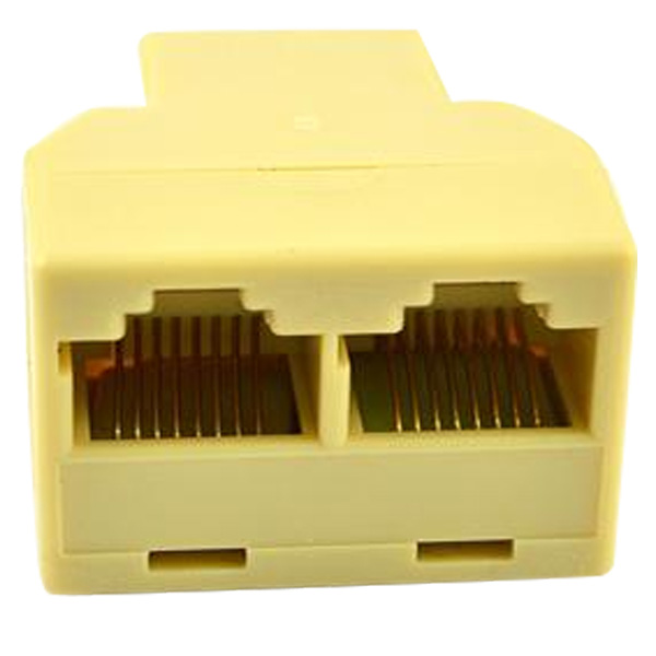RJ 45 1 DİŞİ / 2 DİŞİ ÇEVİRİCİ 8P8C (DAĞITICI-ÇOKLAYICI) (4812)