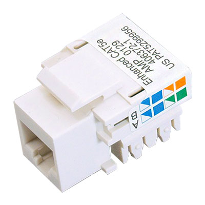 RJ 45 ŞASE KEYSTONE JACK CAT5E-8P8C (4812)