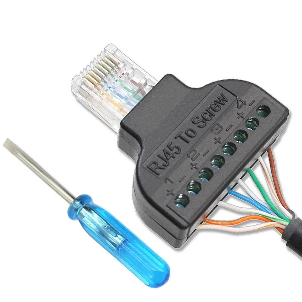 RJ45 TO 8 PİN SCREW TERMİNAL ÇEVİRİCİ (4812) RJ45 TO 8 PİN SCREW TERMİNAL ÇEVİRİCİ (4812)