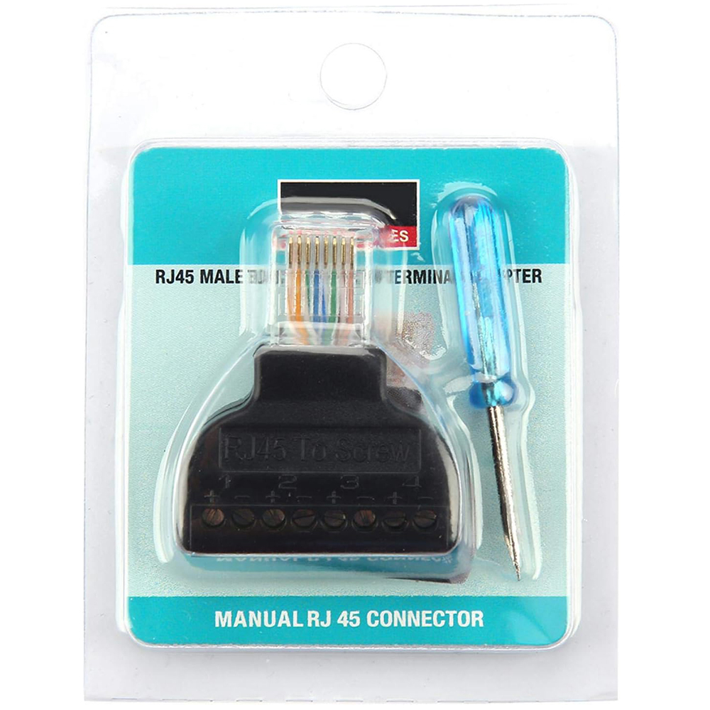 RJ45 TO 8 PİN SCREW TERMİNAL ÇEVİRİCİ (4812) RJ45 TO 8 PİN SCREW TERMİNAL ÇEVİRİCİ (4812)
