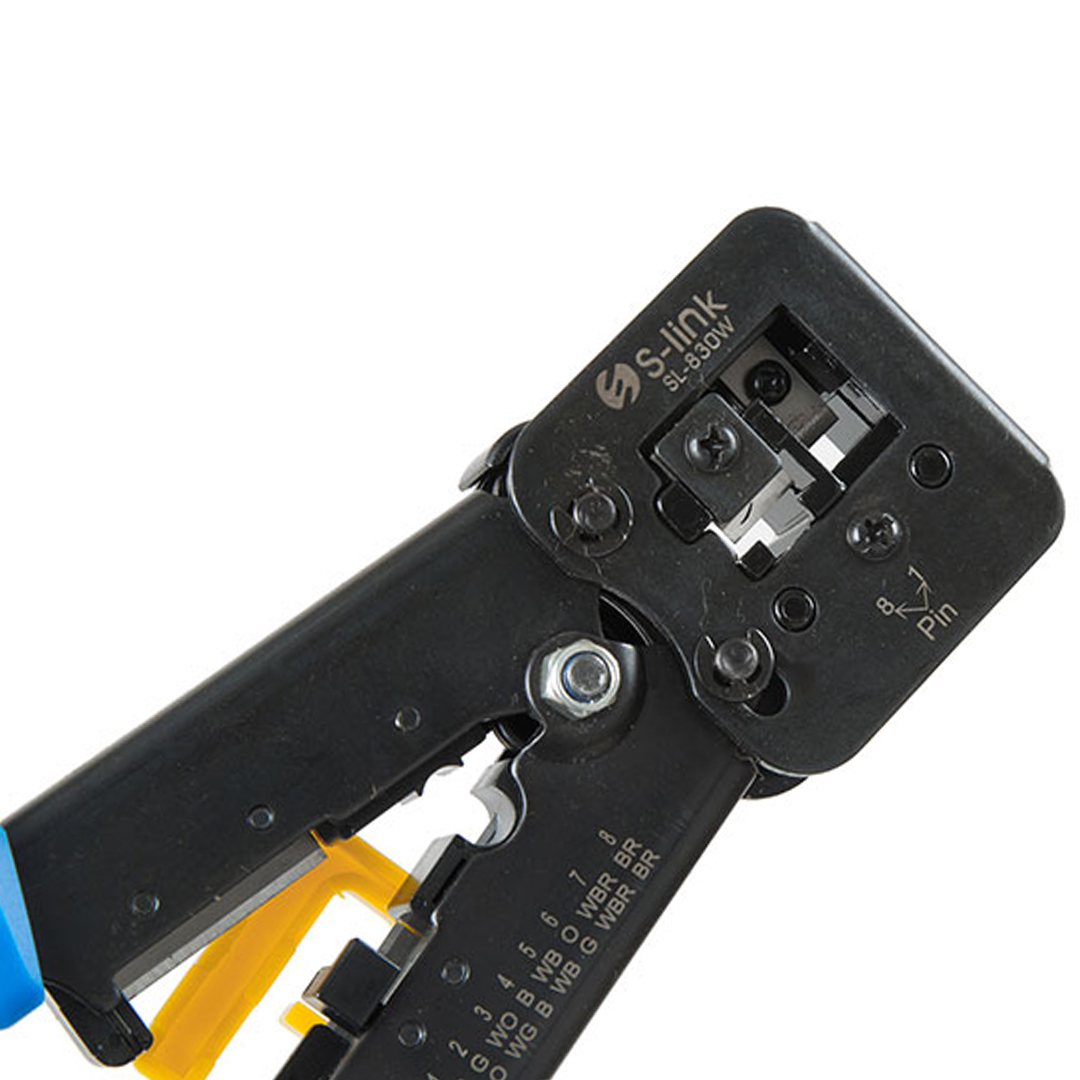RJ45/RJ11 YENİ NESİL AÇIK UÇLU EZ RJ45 İKİLİ PENSE SL-830W (4812) RJ45/RJ11 YENİ NESİL AÇIK UÇLU EZ RJ45 İKİLİ PENSE SL-830W (4812)