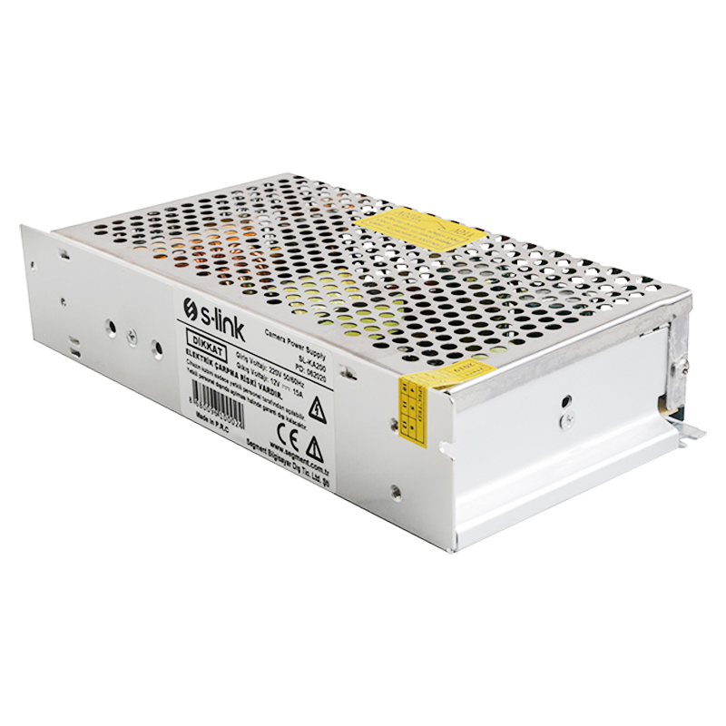 S-LINK SL-KA200 12 VOLT - 15 AMPER - 195 WATT METAL KASA ADAPTÖR (4812)