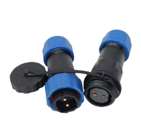 SD16 SU GEÇİRMEZ 2 PİN ERKEK-DİŞİ 16 MM KONNEKTÖR TAKIMI (4812)