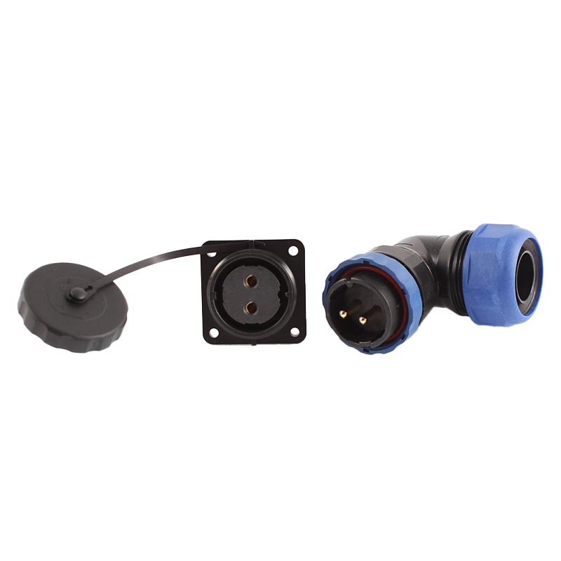 SD28 SU GEÇİRMEZ 2 PİN 28 MM YUVARLAK KONNEKTÖR (90° DİRSEK) (4812) SD28 SU GEÇİRMEZ 2 PİN 28 MM YUVARLAK KONNEKTÖR (90° DİRSEK) (4812)