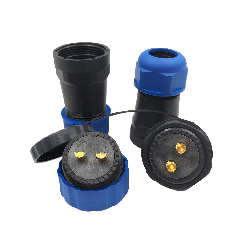 SD28 SU GEÇİRMEZ 28 MM 2 PİN ERKEK-DİŞİ DÜZ KABLO KONNEKTÖR (4812)