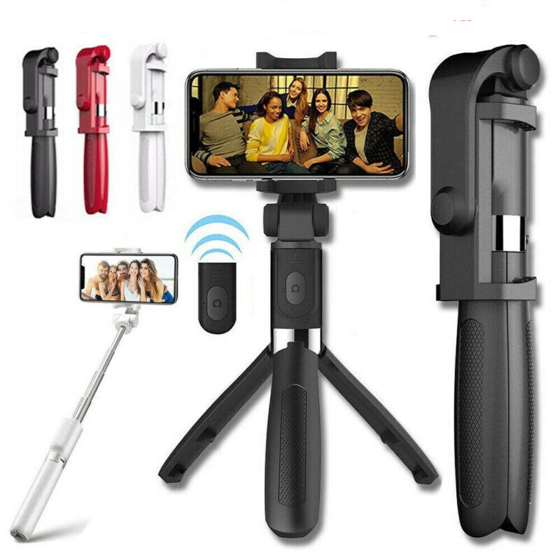 Selfie Stick L01 Bluetooth Kumandalı Selfie Çubuğu Tripod Monopod (4812)