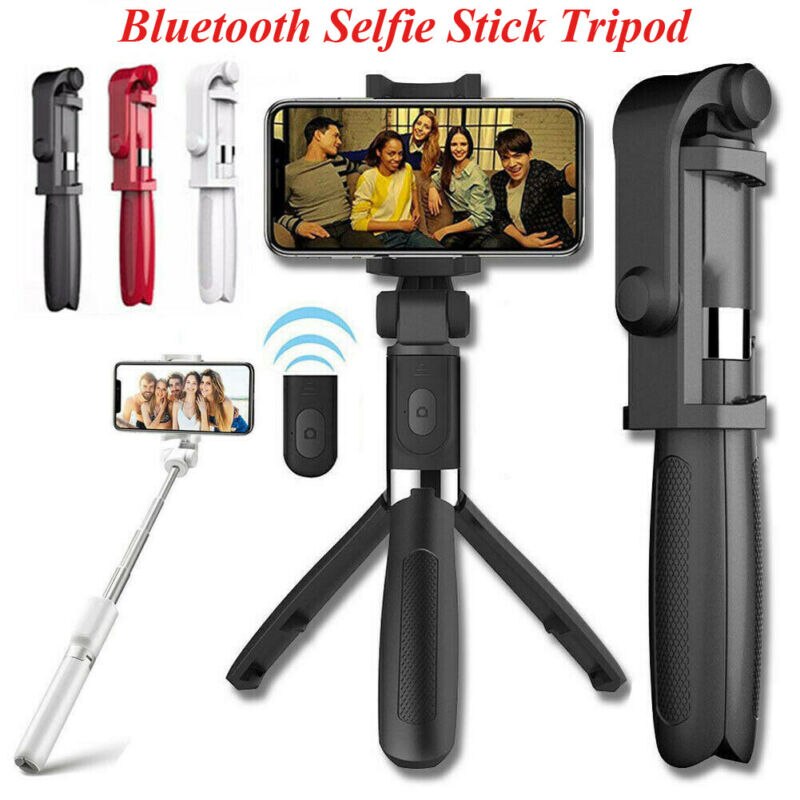 Selfie Stick L01 Bluetooth Kumandalı Selfie Çubuğu Tripod Monopod (4812)