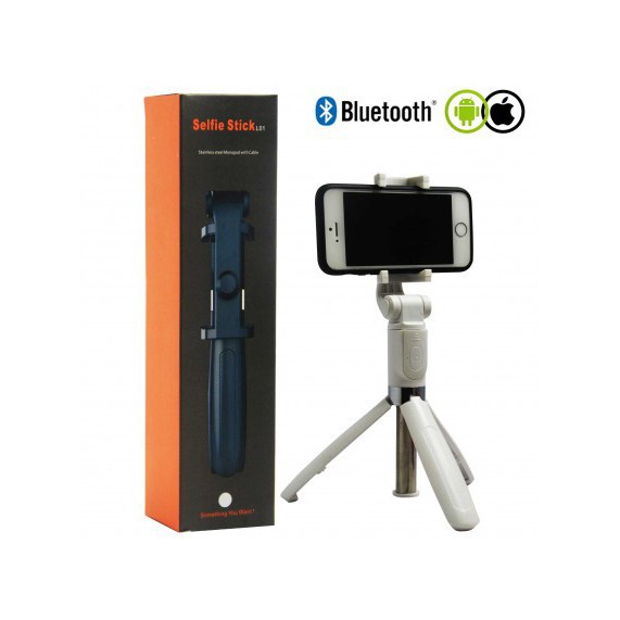 Selfie Stick L01 Bluetooth Kumandalı Selfie Çubuğu Tripod Monopod (4812) Selfie Stick L01 Bluetooth Kumandalı Selfie Çubuğu Tripod Monopod (4812)