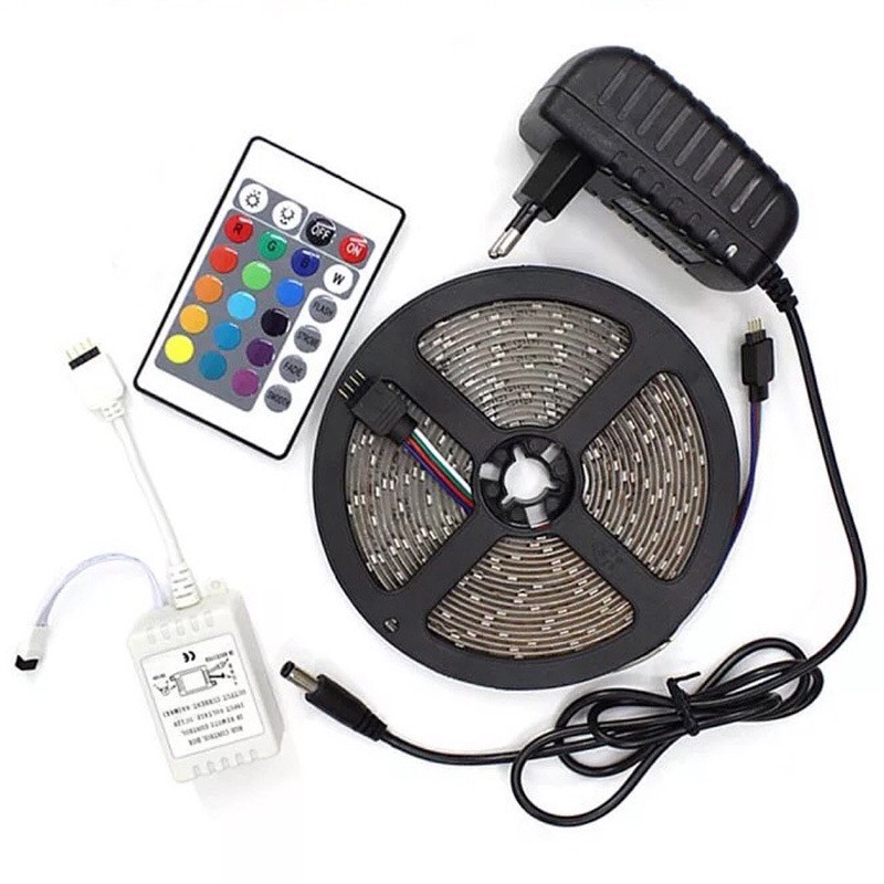 Şerit Led 5 Metre Kumandalı Animasyonlu RGB (4812)