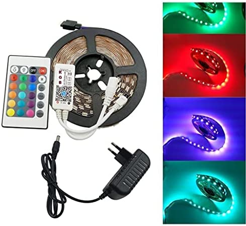 Şerit Led 5 Metre Kumandalı Animasyonlu RGB (4812)