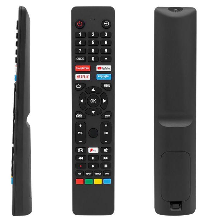 SES KOMUTSUZ JVC RM-C3250 NETFLIX-PRIME VIDEO-GOOGLE PLAY-YOUTUBE TUŞLU LCD LED TV KUMANDA (4812)