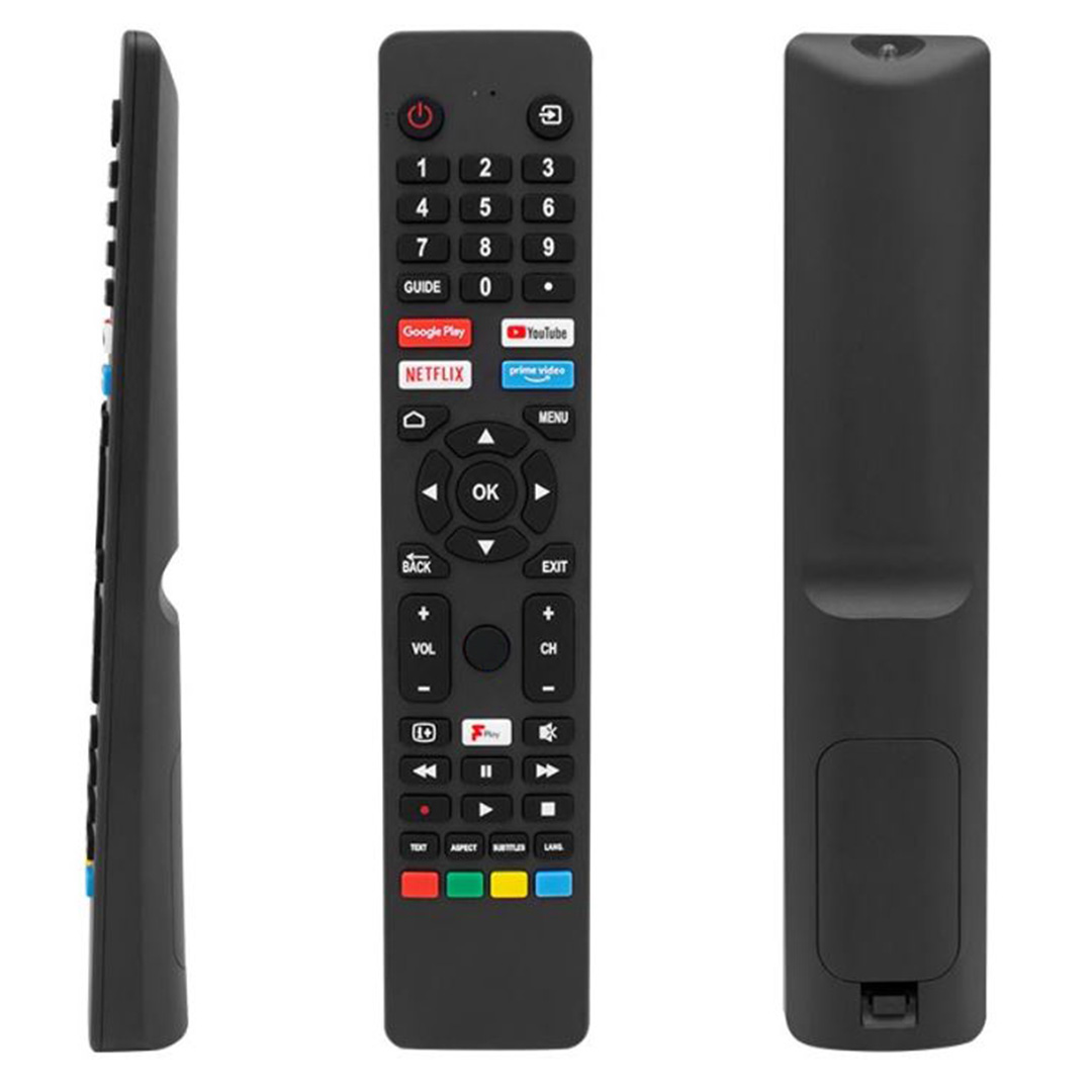 SES KOMUTSUZ JVC RM-C3250 NETFLIX-PRIME VIDEO-GOOGLE PLAY-YOUTUBE TUŞLU LCD LED TV KUMANDA (4812)