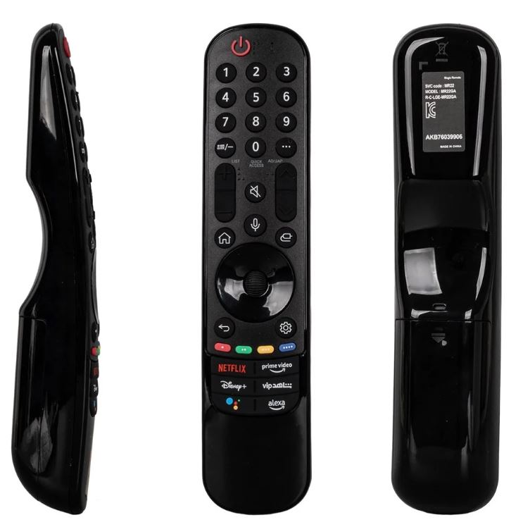 SES KOMUTSUZ LG AKB76039906 NETFLIX - PRIME VIDEO - SHAHID VIP - ALEXA TUŞLU LCD LED TV KUMANDA (4812)