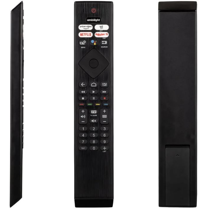 SES KOMUTSUZ PHILIPS PH-V4 NETFLIX-RAKUTEN TV-PRIME VIDEO TUŞLU LCD LED TV KUMANDA (4812)