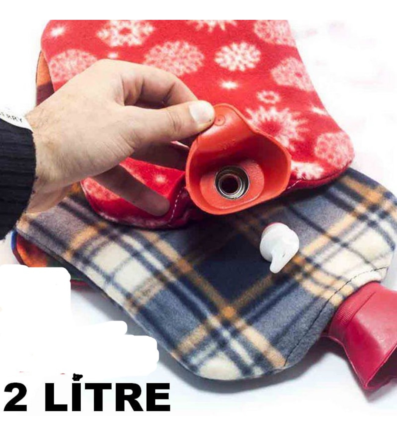 Sıcak Su Torbası 2 Litre Polar Kılıflı Termofor (4812) Sıcak Su Torbası 2 Litre Polar Kılıflı Termofor (4812)