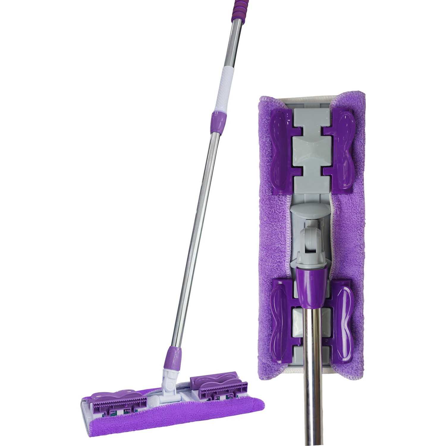 Sihirli Spin Mop Teleskopik Çok Amaçlı Mop +1 Bez Hediyeli - Mor (4812) Sihirli Spin Mop Teleskopik Çok Amaçlı Mop +1 Bez Hediyeli - Mor (4812)