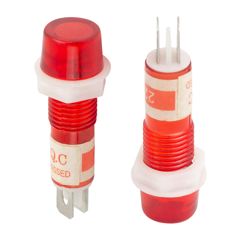 SİNYAL LED GÖZ LAMBASI XD8-1 220 VOLT YEŞİL - KIRMIZI (IC-225) (4812)